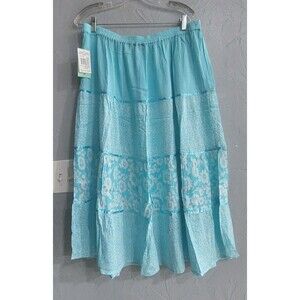 Cathy Daniel  Skirts Women's Size XL, New With Tags, Escalonada,Midi, 100%...